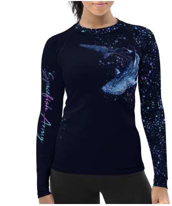 SPACEFISH Whale Shark Wonderland Rashguard