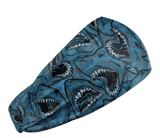 [SFA022HB] SPACEFISH Shark Camo Recycled Headband
